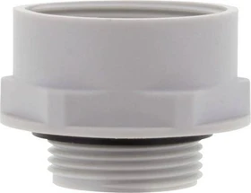 Wiska KEM 50/63 EADR 50 LG Erweiterung, Kunststoff mit Anschlussgewindedichtring, RAL 7035, M50 / M63