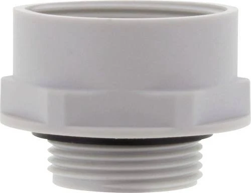 Wiska KEM 50/63 EADR 50 LG Erweiterung, Kunststoff mit Anschlussgewindedichtring, RAL 7035, M50 / M63