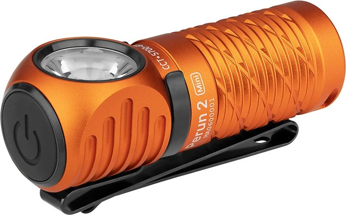 OLight Perun 2 Mini Stirnlampe orange