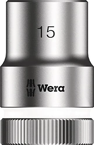 Wera 8790 HMC Zyklop Außensechskant Steckschlüssel 1/2", 15x37mm
