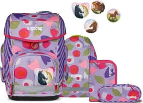 Ergobag Cubo BlütenzauBär 2025 Schulrucksack-Set, 5-tlg.