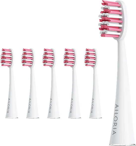 Ailoria Shine Bright Ersatzbürste rose, 6 Stück