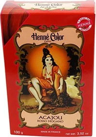 Henné Color Henna Powder Haarfarbe Mahogany Red, 100g