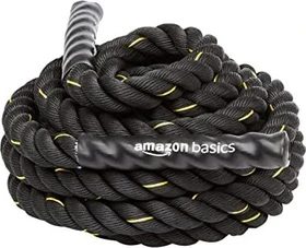 AmazonBasics Battle Rope Trainingsgerät schwarz