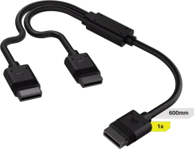 Corsair iCUE LINK auf 2x iCUE LINK Verteiler, 60cm, schwarz
