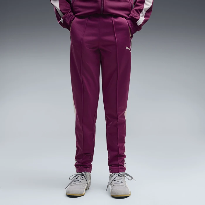 Puma T7 Always On Slim Trainingshose lang fuchsia glow (Junior)