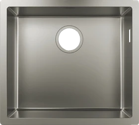 Hansgrohe S71 S719-U500 500 Unterbau Becken mittig edelstahl
