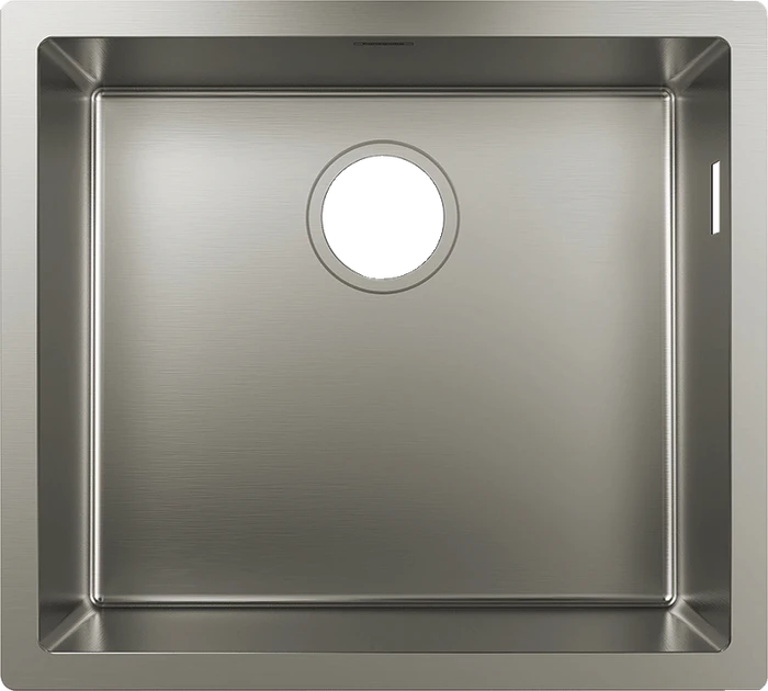 Hansgrohe S71 S719-U500 500 Unterbau Becken mittig edelstahl