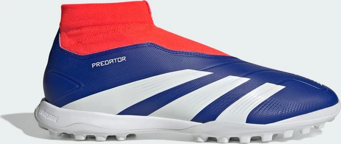 adidas Predator League Laceless Turf Boots lucid blue/cloud white/solar red