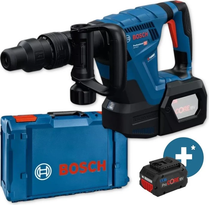 Bosch Professional GSH 18V-5 BITURBO Akku-Bohr-/Meißelhammer solo inkl. Koffer