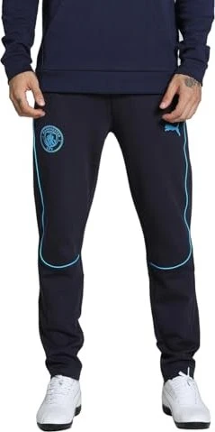 Puma Manchester City Casuals Trainingshose lang new navy/magic blue (Herren)