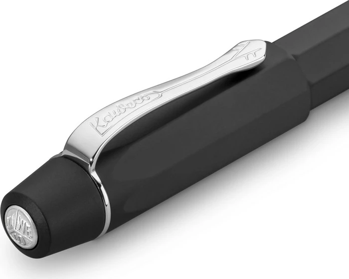 Kaweco Original 060 black chrome, rechte Hand, extra fein, Etui