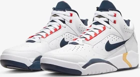 Nike Air Flight Lite Mid white/university red/metallic gold/midnight navy (Herren)