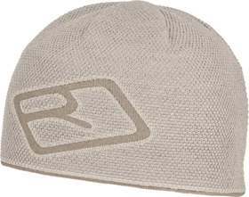 Ortovox Merino Logo Knit Beanie white tea