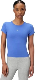 Nike Sportswear Chill Knit T-Shirt kurzarm light medium blue/white (Damen)