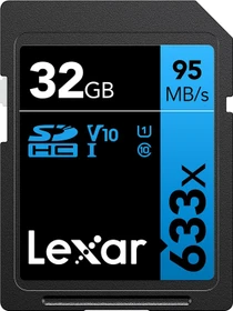 Lexar Professional 633x R95 32GB, UHS-I U1, Class 10