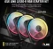 Corsair iCUE LINK LX120-R RGB Starter Kit, schwarz, LED-Steuerung, 120mm, 3er-Pack Vorschaubild