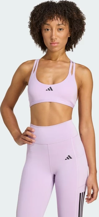 adidas Aeroimpact Luxe Training Light-Support Sport-BH powder plum (Damen)