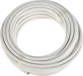Kopp Schlauchleitung H03VV-F 2×0,75mm², 2-adrig, 10m Ring, weiß