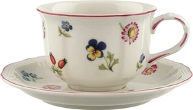 Villeroy & Boch Petite Fleur Teetasse mit Untertasse, 2-tlg.