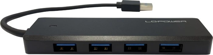 LC-Power USB-Hub, 4x USB-A 3.0, USB-A 3.0 [Stecker]