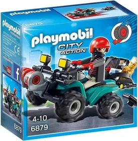 playmobil City Action Ganoven-Quad mit Seilwinde