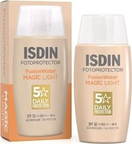 Isdin Fotoprotector Fusion Water Light Color Sonnencreme LSF50, 50ml
