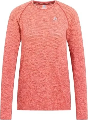 Odlo Essential Seamless Funktionsshirt langarm cinnabar melange (Damen)