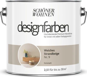 Schöner Wohnen Designfarben innen weiches strandbeige, 2.5l