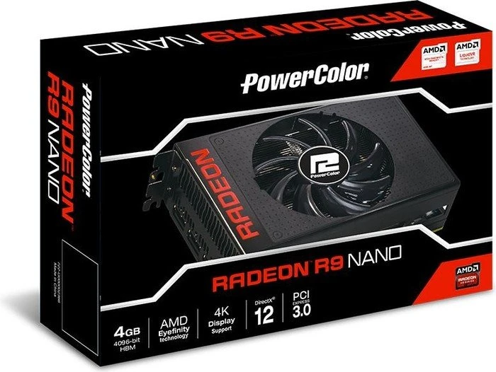 PowerColor Radeon R9 Nano, 4GB HBM, HDMI, 3x DP