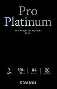 Canon PT-101 Plus Fotopapier weiß, A4, 300g/m², 20 Blatt