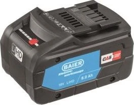 BAIER Werkzeug-Akku 9997 | 18V 8Ah Li-Ion Akkupack | CAS kompatibel | Kapazitätsanzeige | Blockbauform Image