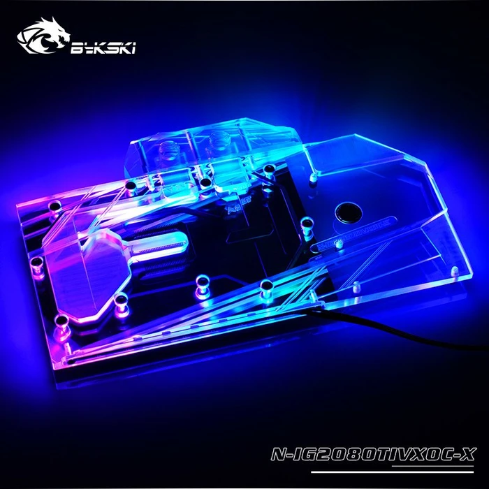 Bykski NVIDIA RTX 2080 Ti Colorful iGame Vulcan X OC, klar