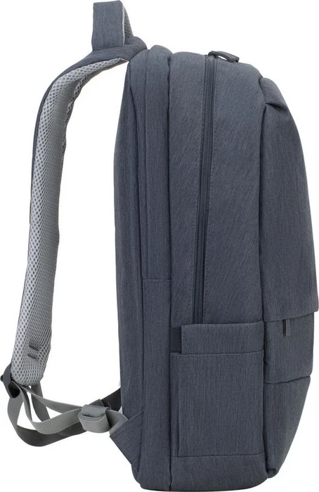 RivaCase Prater anti-theft Laptop Rucksack 17.3", Dark Grey