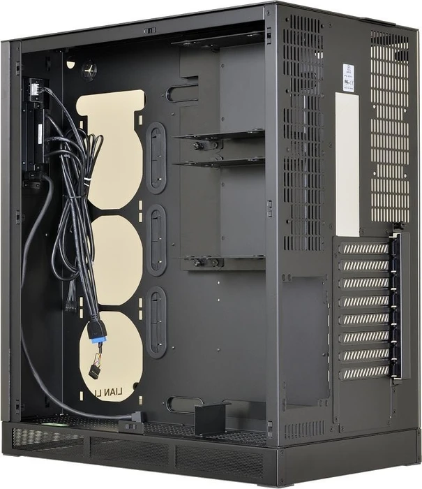Lian Li O11 ROG Edition, Glasfenster
