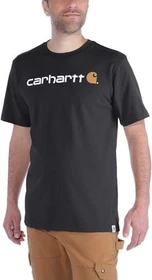 Carhartt Core Logo T-Shirt kurzarm schwarz (Herren)