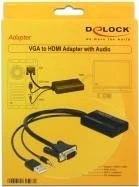 DeLOCK VGA zu HDMI Adapter mit Audio