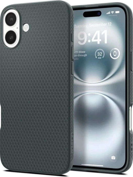 Spigen Liquid Air für Apple iPhone 16 Abyss Green