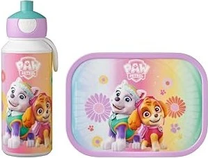 Mepal Campus Trinkflasche & Brotdose Pausen-Set Paw Patrol Girls, 2-tlg.