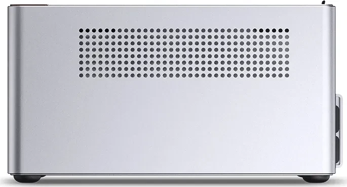 Jonsbo NV10, silber, Mini-ITX