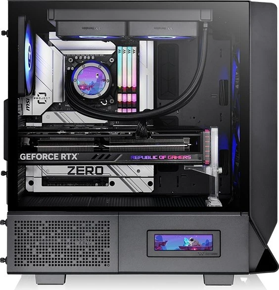 Thermaltake Ceres 330 TG ARGB Black, schwarz, Glasfenster