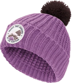Jack Wolfskin Pompom Badge Beanie vivid orchid (Junior)