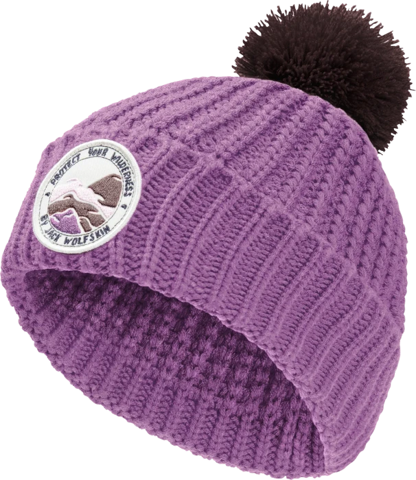 Jack Wolfskin Pompom Badge Beanie (Junior)