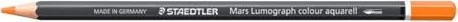 Staedtler Mars Lumograph colour aquarell 104 Aquarellstift orange hell, Kartonetui, 6er-Pack