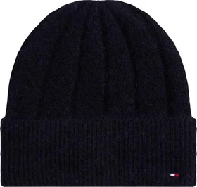 Tommy Hilfiger Flag mit flauschiger Wolle Beanie space blue