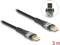 DeLOCK USB-C auf USB-C Kabel, USB 2.0, 480Mb/s, 100W USB PD 3.0, USB-C [Stecker] auf USB-C [Stecker], schwarz, 3m Vorschaubild