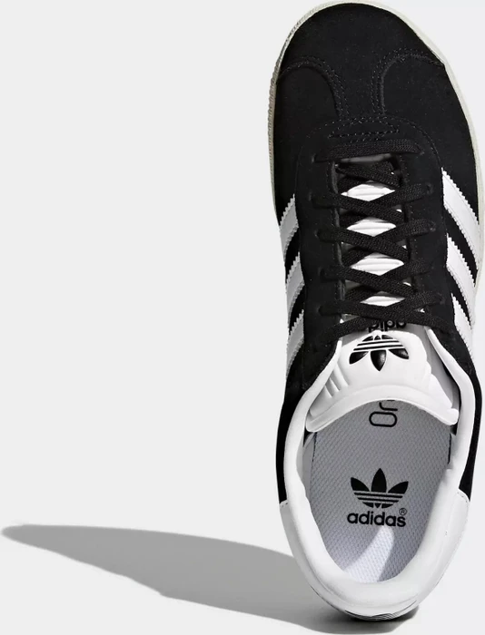 adidas Gazelle core black/footwear white/gold metallic (Junior)