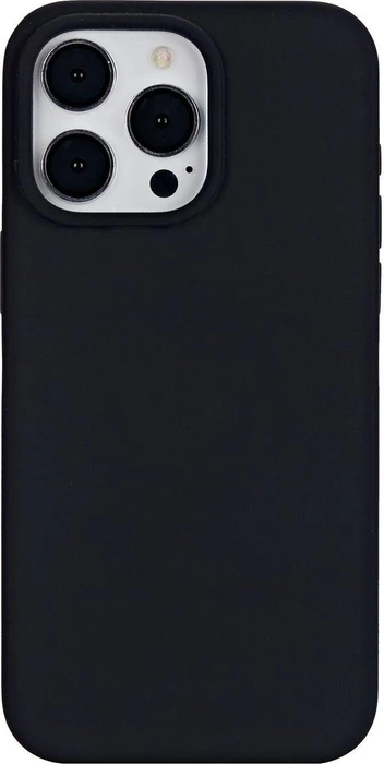 eSTUFF Infinite Rome Magnetic Silicone Cover für Apple iPhone 15 Pro Max schwarz