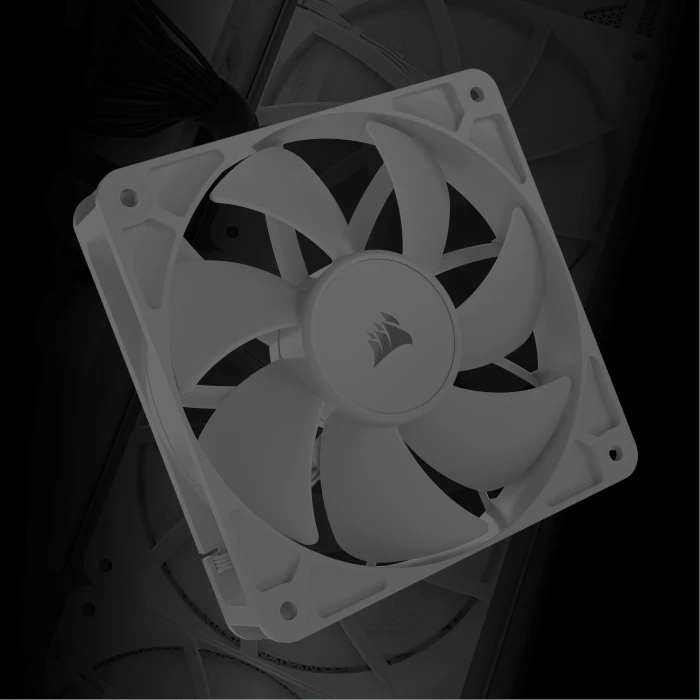 Corsair 3200D RS, weiß, Glasfenster