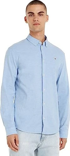 Tommy Hilfiger Slim Fit Oxford Baumwolle Hemd langarm perfume blue (Herren)